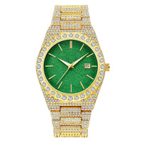 Gold Strap Green Surface